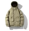 Winter Thickened Men's Hooded Jacket Youth Large Size Japanese Workwear Cotton Jacket