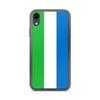 Coque iPhone - iPhone XR - Drapeau Sierra Leone - Souple - Multicolore - Verticale