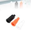 100Pcs Plastic Syringe Tips Caps Injector Dispenser Dispensing Needle Sealing Plug Standard Syringe Luer Stop Caps Supplies