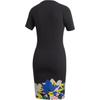 Adidas Повседневное мягкое удобное платье с коротким рукавом женские платья черного цвета GC6829