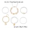 Starfish Multilayer Shell Bracelets Bohemian Wrap Charm Hand Chain New Conch Beaded Bangles  Gifts