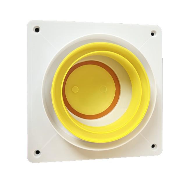 Вентилятор для ванной комнаты 80 мм с обогревателем и обратным клапаном