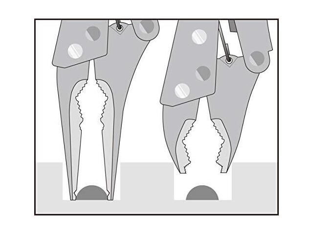 TREE PEAKS DS-165T Конические тиски для винтов с фермой, плоскогубцы, захват, 165 мм, 170 г, серебристые, НОВЫЕ