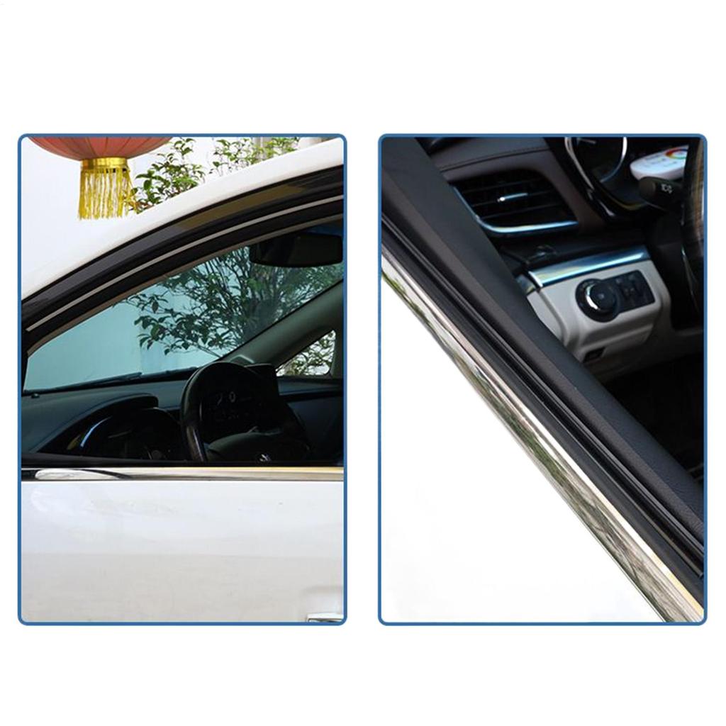 Боковой дворник автомобиля Дворник из резины для бокового стекла автомобиля Инструмент для очистки Простая установка Помощник для очистки Тихий Аксессуар для технического обслуживания автомобиля