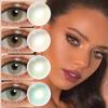 (0.00~-8.00) Prescription Color Contact Lenses Natural Color Eye Lens for Vision Colored Lenses with Diopters Myopia Contact Lenses
