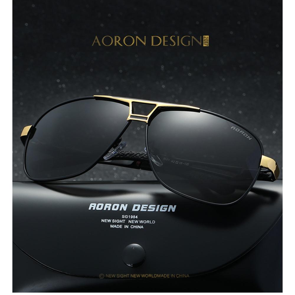 aoron Glasses New Men's Polarized Sunglasses High Definition Polarized Sunglasses Driving Glasses
