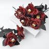 10PCS Simulation Halloween Eyeball Rose Scary Artificial Rose Flower  Halloween Decor