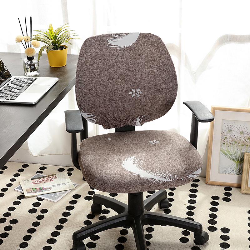 Universal Size Jacquard Dining Chair Cover Spandex Elastic Chair Slipcover Case Stretch Chair Cover for Office Home
