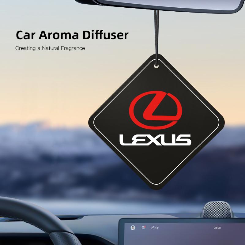 BSAT7 Car Air Freshener Rearview Mirror Pendant Aromatherapy Decor For Lexus RX300 IS200 IS250 ES350 Ct200h UX250h NX300h RX350 NX LS