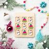 Christmas Wooden Board Game Santa Snowman Reindeer Tree Pieces 2 Player Mini Chess Board Puzzle Toy Party Classical Strategic Tabletop Game