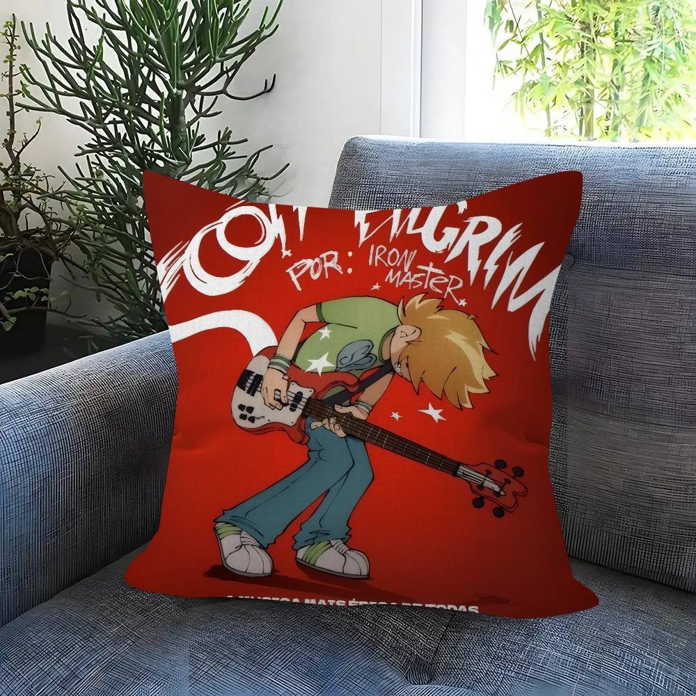 Pillowcase toon Gift Cushion Cover Bedroom Home Sofa Chair Seat Decor pillow case Vintage Movie Scott Pilgrim VS The World
