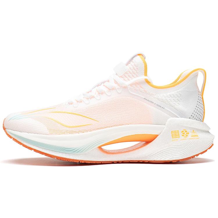 Li Ning Shadow Essential Амортизация Легкие Упругие Низкие Беговые Кроссовки Мужские Флуоресцентный Манговый Оранжевый ARRS003-12