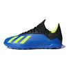 adidas X Tango 18.3 Tf J Нескользящие Прочные Низкие Футбольные Бутсы Детские кроссовки Синий Желтый Черный DB2422