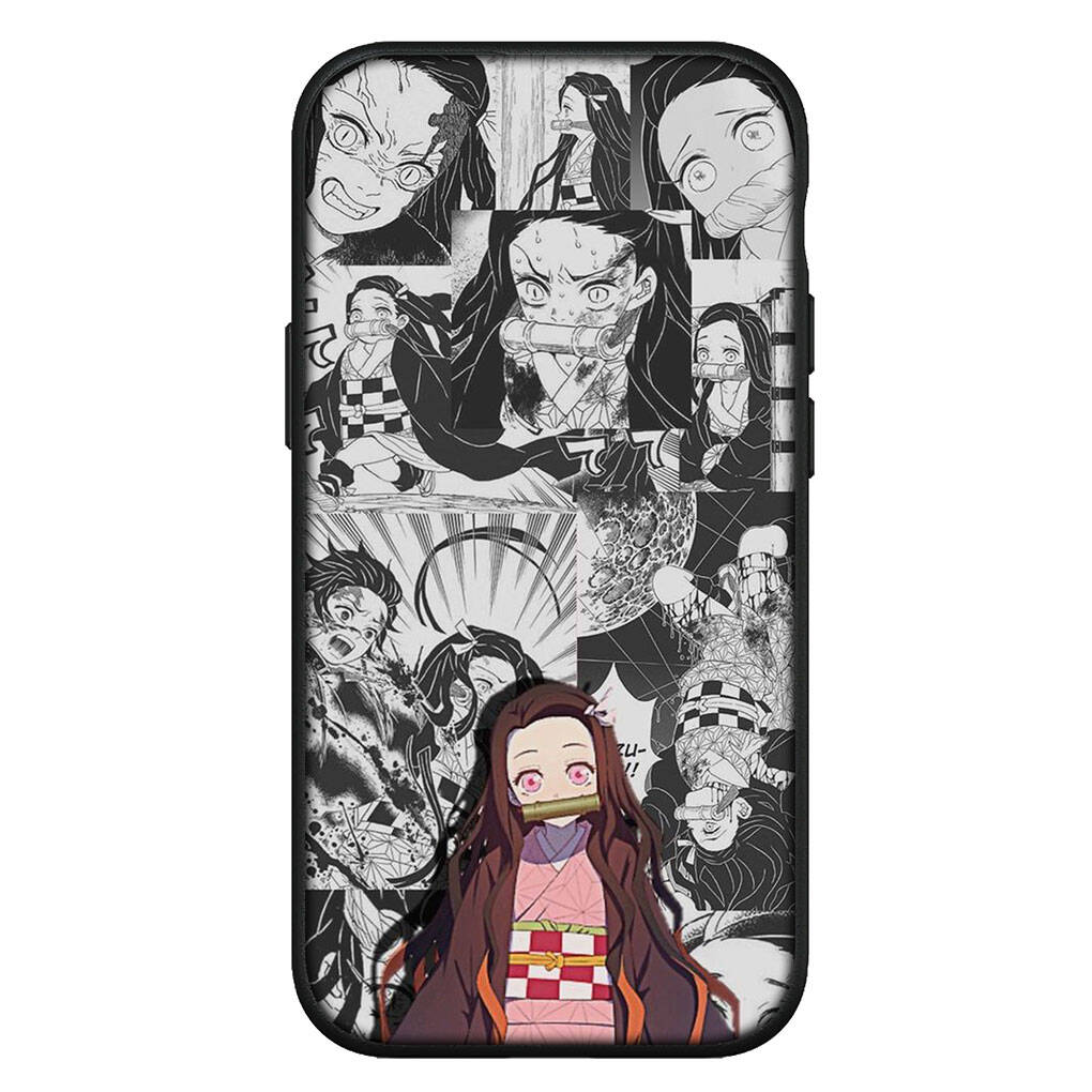 for Motorola Moto Edge 70 60 50 G54 G86 Samsung Galaxy S25 iPhone 17 16 15 Redmi Note 14 13 Pro Max Phone Case Demon Slayer Kamado Tanjiro Kokushibo