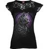 Spiral Direct Womens/Ladies Celtic Whiskers Lace Overlay T-Shirt