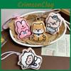 Cute Dog Pig And Rabbit Plush Keyring With Short Pile Fabric For Kids And Adults