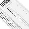 BUGUUYO Badge Gauge Transparent Ruler, Crack Monitoring Ruler, Crack Gauge, Area Measuring Device, Plastic