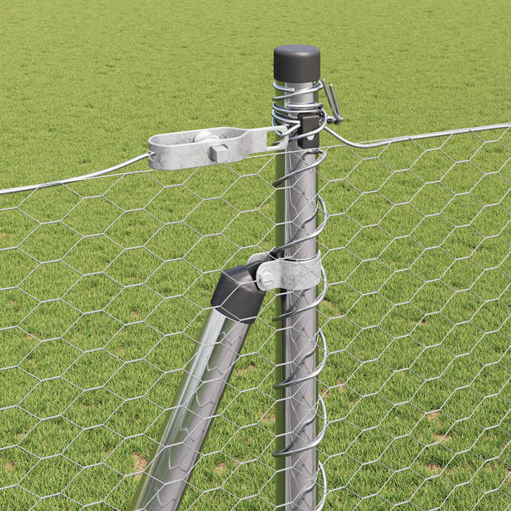 Welded Wire Fence with Concrete Foundation 10 x 1.4 m (W x H)