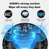 LIECTROUX Робот-пылесос X6 Lidar, лазерная навигация и картографирование, многоуровневая карта 6500 Па, 5 сохраненных карт, настройка виртуальной стены через приложение, влажная уборка в форме Y