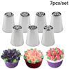 7/11Pcs/Set Russian Tulip Icing Piping Nozzles Stainless Steel Flower Cream Pastry Tips Nozzles Cake Decorating Tools