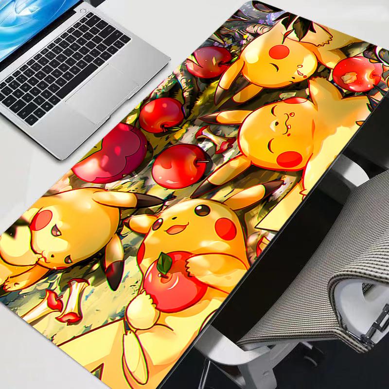 Mouse Pad Gamer PC Computer Large x Pokemon Pikachu XXL Desk mat Keyboard Anime Gaming Accessories Mousepad Carpet