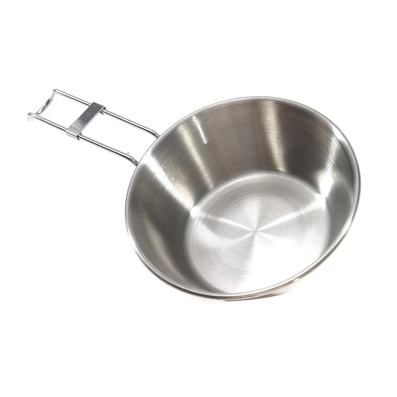 300 мл/550 мл нержавеющая сталь складная миска для кемпинга на открытом воздухе многофункциональная круглая миска для еды с ручкой