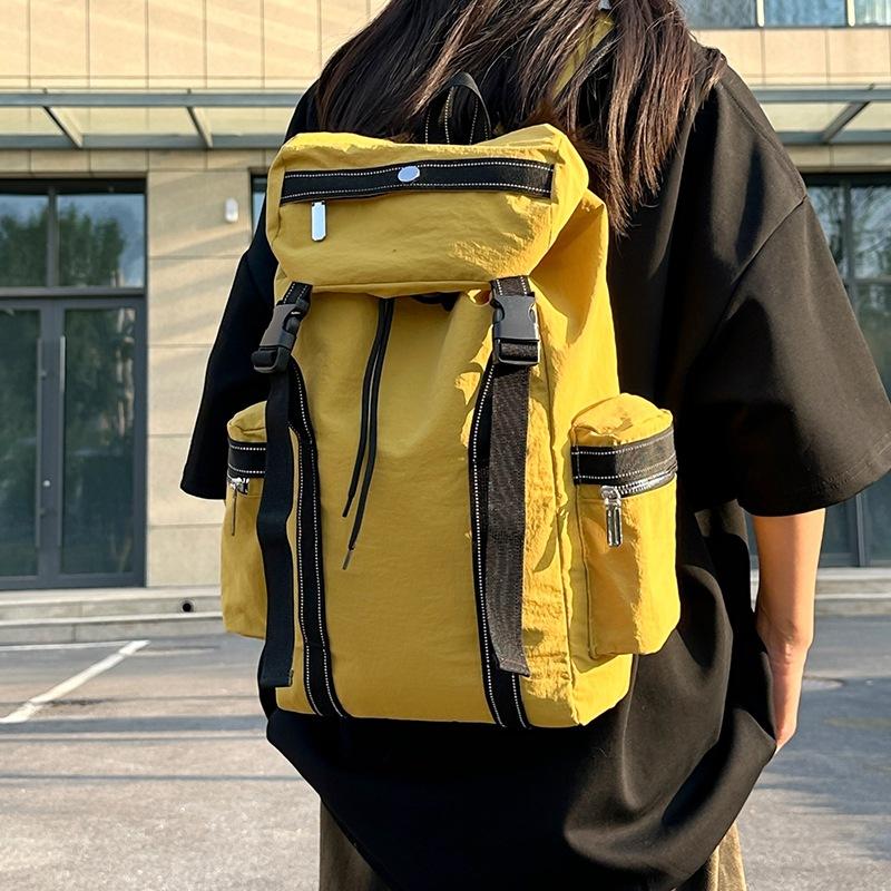 Schoolbag Leisure Travel Backpack Large Capacity Lightweight Backpack Sports Simple College Student School Bag Outdoor Hiking Hiking Bag
