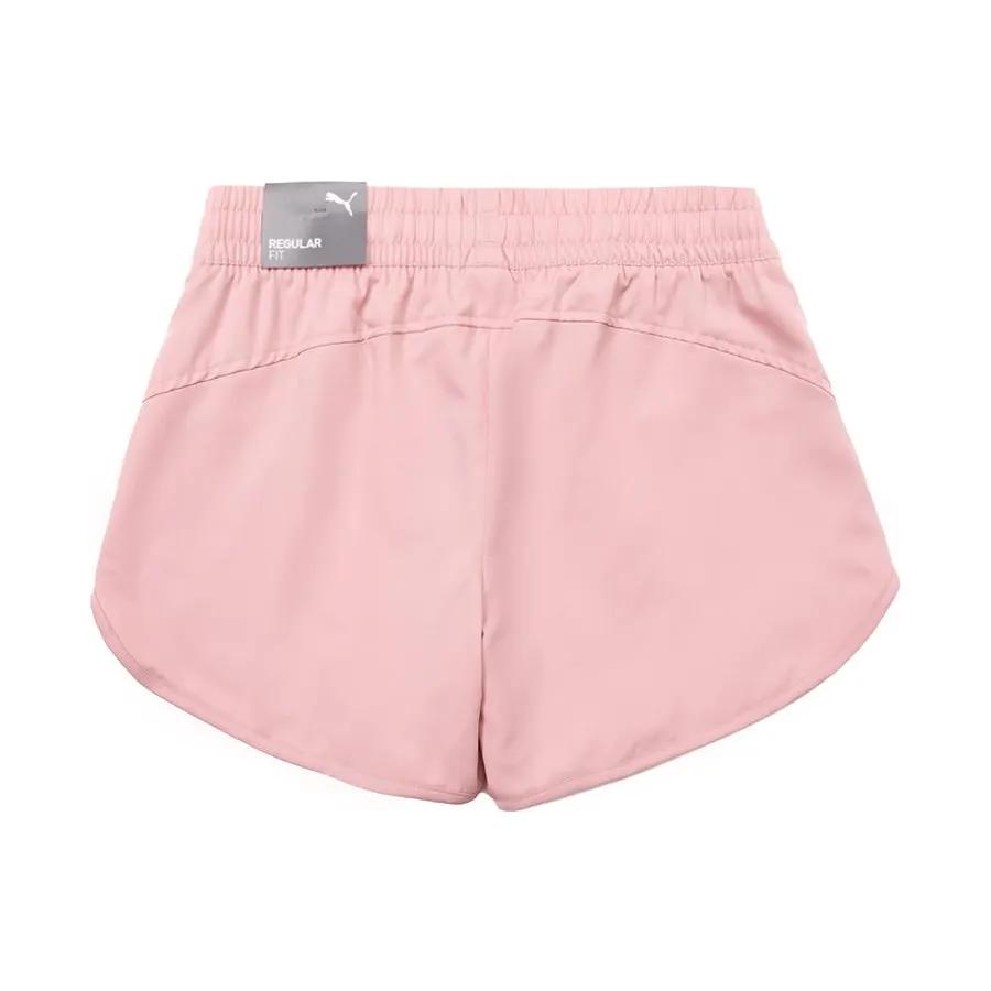 PUMA Casual Shorts Women's Pink Moderate Straight Fit Pants (Unisex) Casual Shorts 671773 80