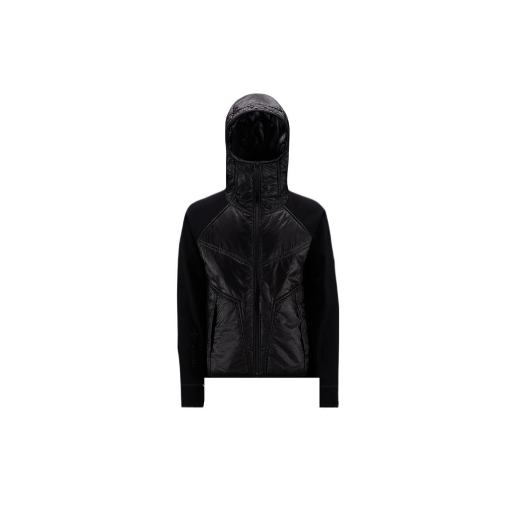 Moncler Solid Color Spliced Hooded Long Sleeve Jacket Men jackets H20978G00003829H7999
