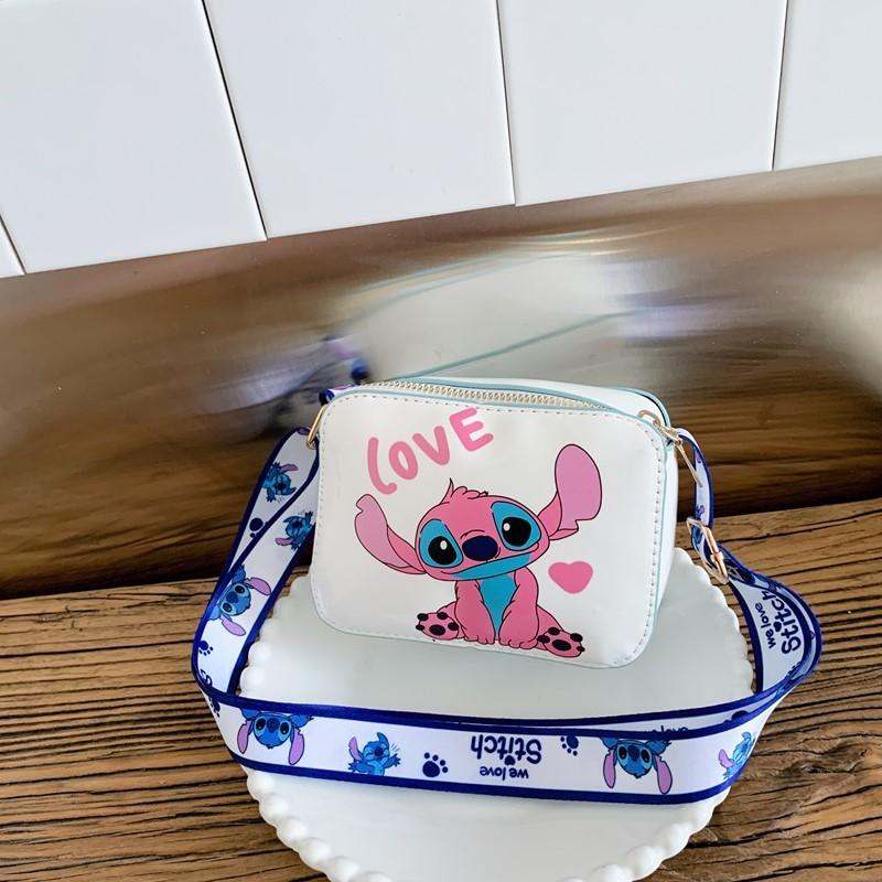 Детская сумка через плечо Stitch из легкого ПУ для школы и детского сада