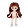 17СМ 6Дюймов Кукла Девочка Голое Тело Легкий Маленький Размер DIY Игрушки Гладкий Гибкий Симуляция Аксессуары для Одежды Дети