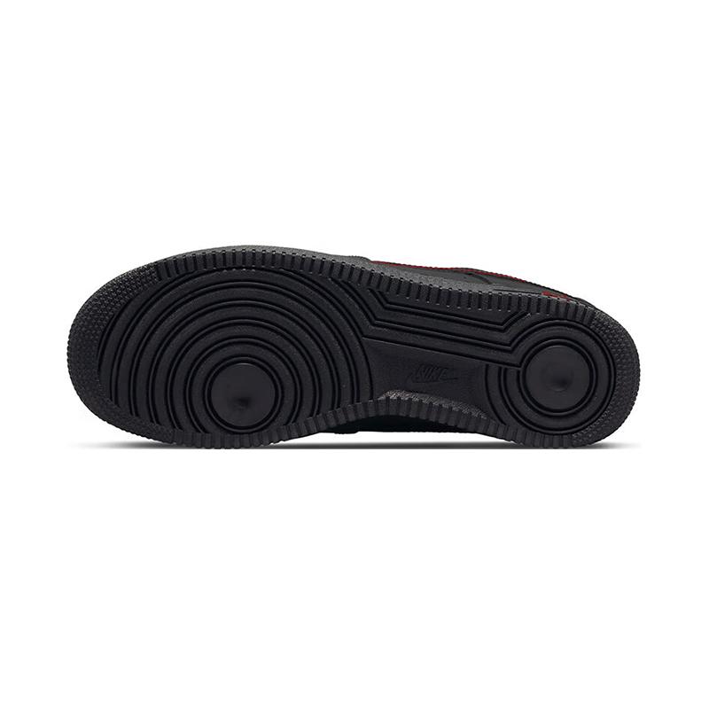 Nike Air Force 1 Slip Resistant, Abrasion Resistant, Lightweight Low top Skateboard Shoes Unisex Black Red CW2288-001(Team598-)