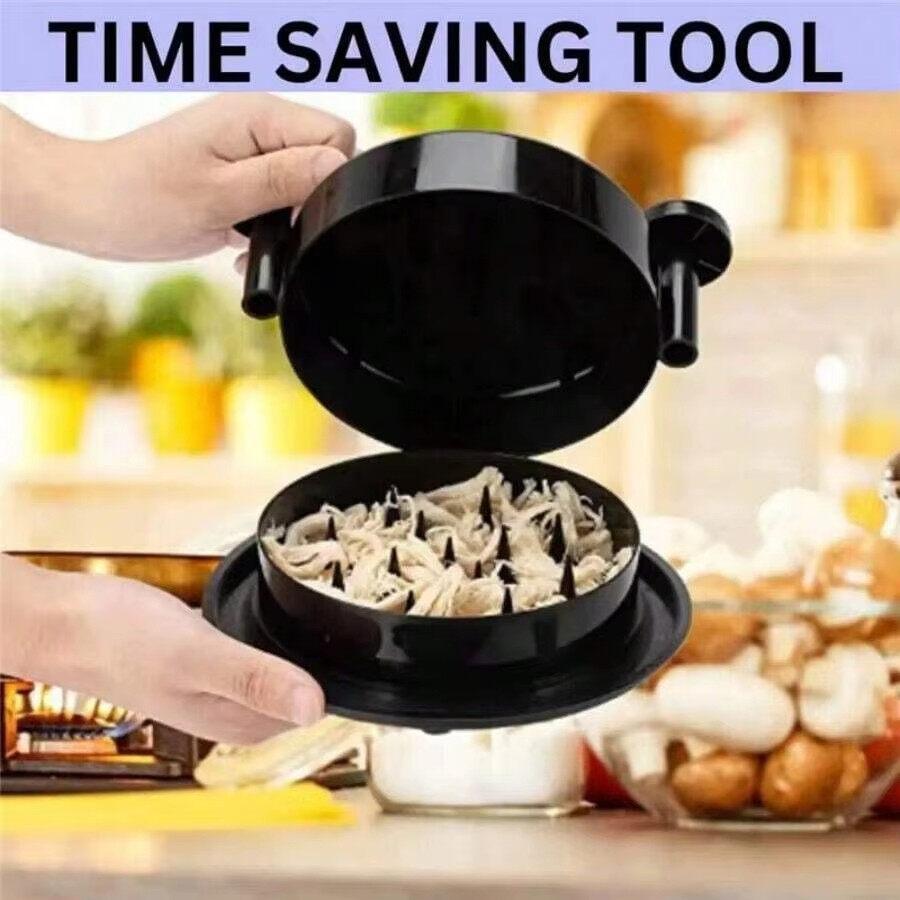 Upgrade Chicken Shredder Tool with Lid Meat Mincer Versatile Anti-Slip Beef Pork Shredder for Home Kitchen