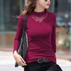 Women Warm Blouse Winter Turtleneck Pullovers Thick Women Bottoming Shirts