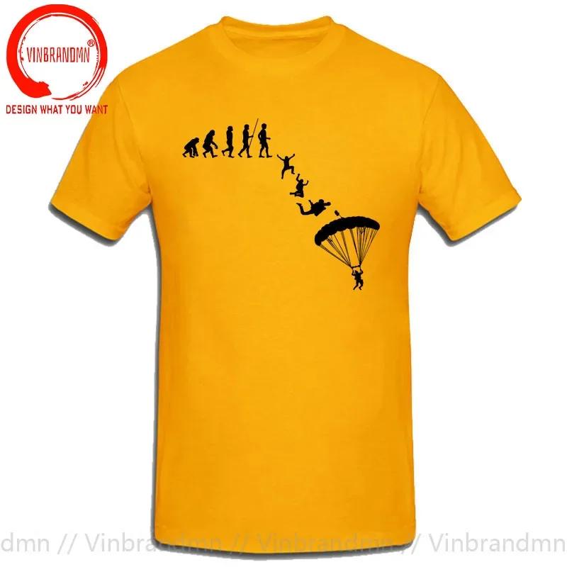 Skydiver Skydiving Skydive Evolution T Shirt Unisex Sky Diving Diver Dive Tshirt Funny Paragliding Shirt Parachute Lover Tee Shirt
