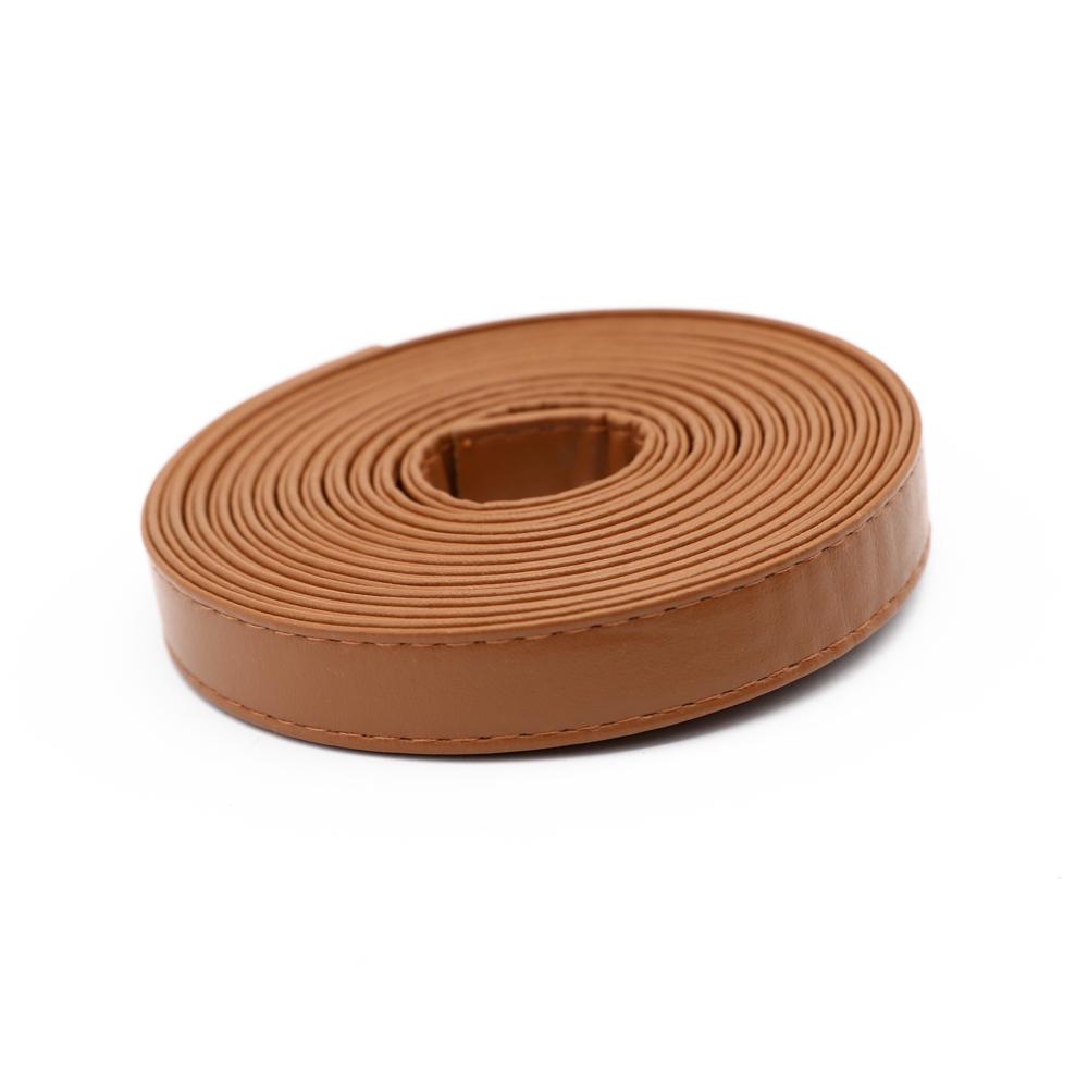 2meters 15mm Braided PU Leather Backpack Strap Findings Faux Flat Leather Cord String Rope DIY Bag Necklace Bracelet Making