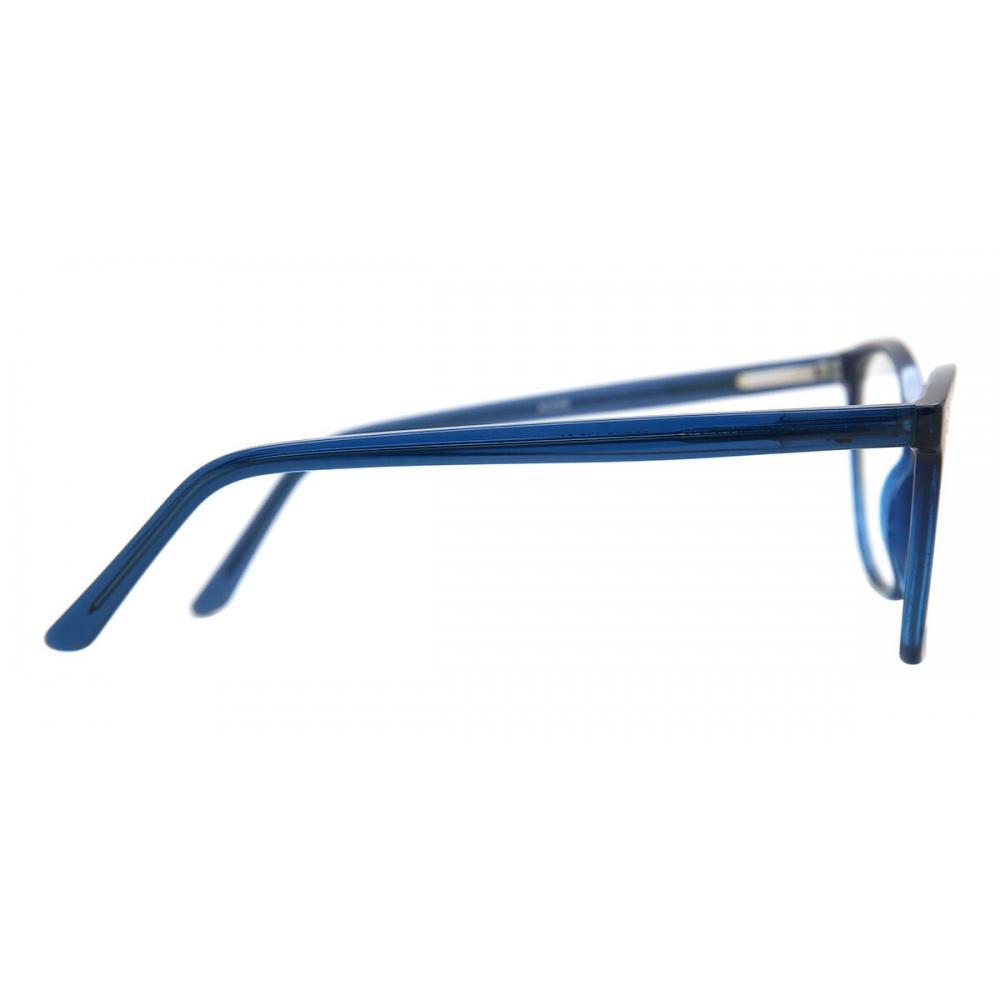 Full Rim Square Blue Smartbuy Collection Angie Ac22d Fashion Unisex Eyeglasses