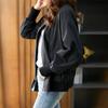 Windproof Warmth Spring and Autumn Baseball Casual Short Jacket Korean Style Loose Fit Jacket Slimming Jacket Top All-match Coat