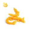 3D Printed Dragon Colorful Gem Dragon Figurines Movable Joint Rotatable Articulated Dragon Crafts Desktop Western Style Ornament