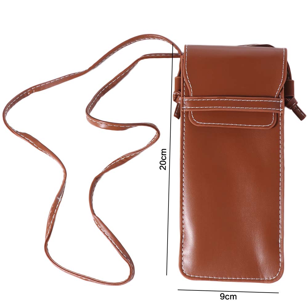 Сумка для очков из искусственной кожи, наплечная, чехол для очков ручной работы, сумка для хранения очков