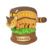 Studio Ghibli My Neighbor Totoro Porcelain Music Box Cat Bus On the Tree 403554 One Size