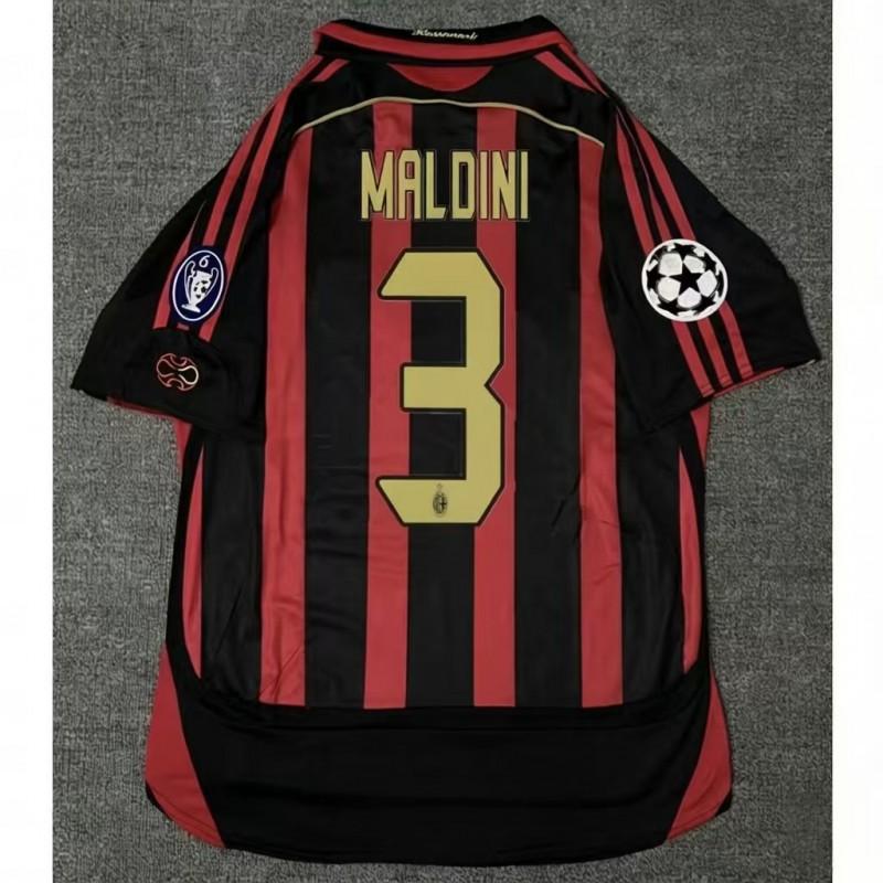 Retro AC Milan 21 Pirlo 22 Kak Soccer Jersey Adult Fan Edition Short Sleeve Football Shirt Wear