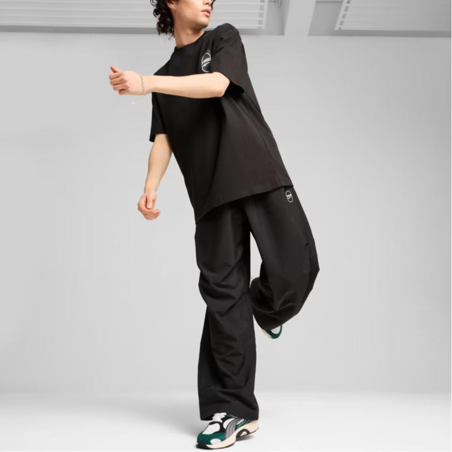 PUMA T Shirts Men's Black Crew Neck Moderate 626755-01