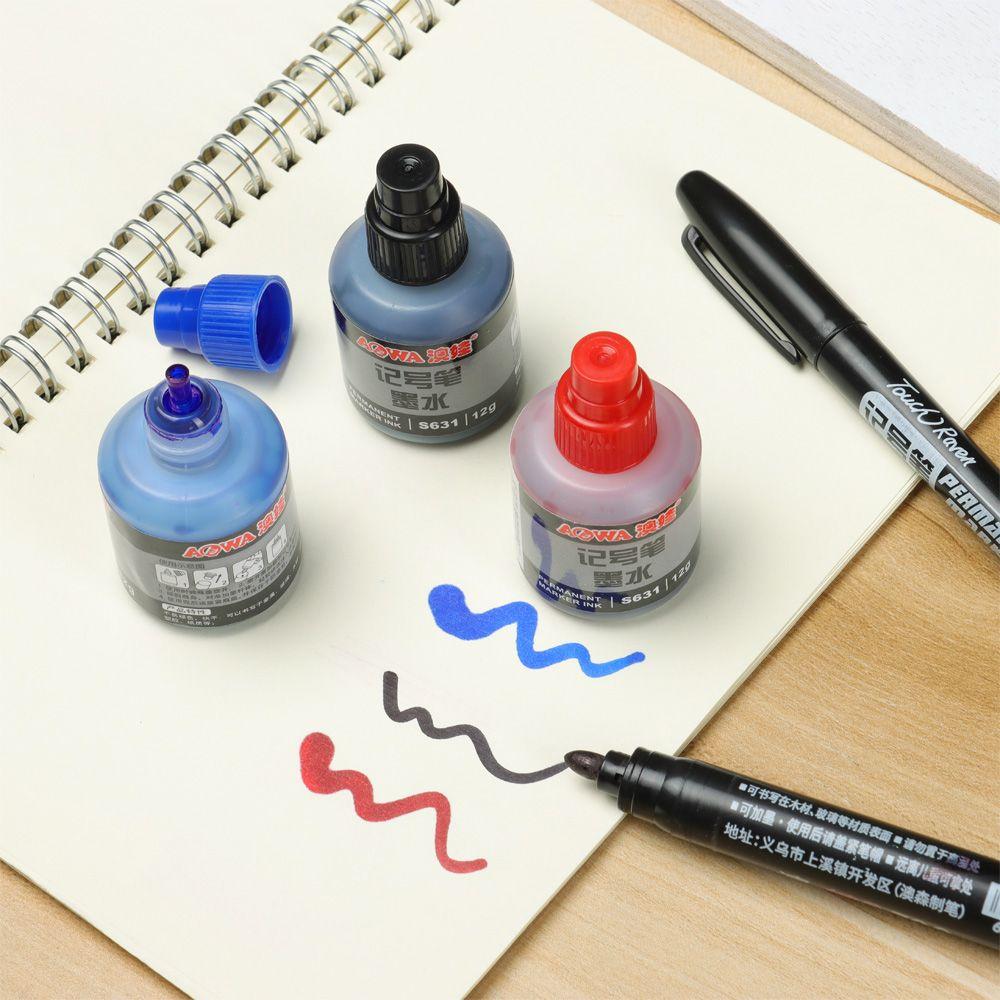 12 мл Канцелярские принадлежности Водостойкие масляные чернила Чернила для заправки Граффити Краска Маркер Чернила