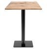 60 X 60 Cm High Table - Milan T Model Natural Tannin