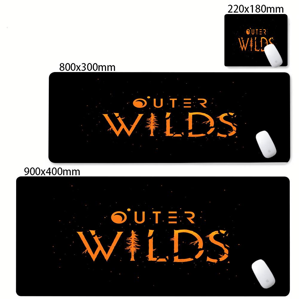 90x40 см Противоскользящий коврик для стола Outer Wilds Большой коврик для мыши Натуральный каучук Игровой коврик для мыши Размер Для игры World Of Tanks Cs Go Lol