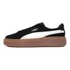 Puma Замшевые кроссовки на платформе, удобные низкие кроссовки, женские кроссовки, черные, белые, коричневые 395225-04