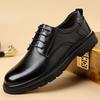 Fashion 2025 New Male Wedding Dress Shoes All-match Walking Shoes Handmade Real Leather Men Shoes Comfortable Casual Oxfords  Footwear
