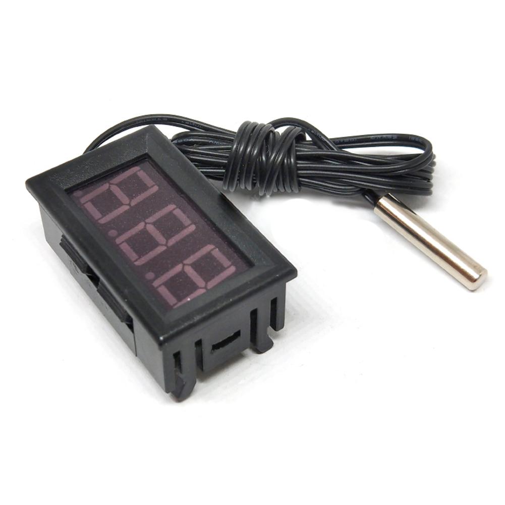 0,56-дюймовый светодиодный цифровой датчик температуры, измерительный детектор, датчик термометра постоянного тока 5-12 В, температурный прибор