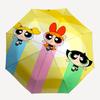 1pc Powerpuff Umbrella, Sun Protection, And UV Shielding. It Has Eight Sturdy Ribs for Outdoor Use And Perfect As a Holiday Gift
